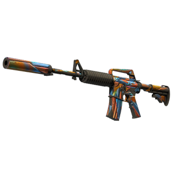 M4A1-S | Crystal Shard (Battle-Scarred)