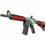 StatTrak™ M4A4 | Bullet Rain (Minimal Wear)