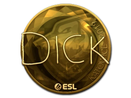 Sticker | DickStacy (Gold) | Katowice 2019