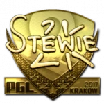 Sticker | Stewie2K (Gold) | Krakow 2017