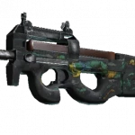 StatTrak™ P90 | Emerald Dragon (Battle-Scarred)